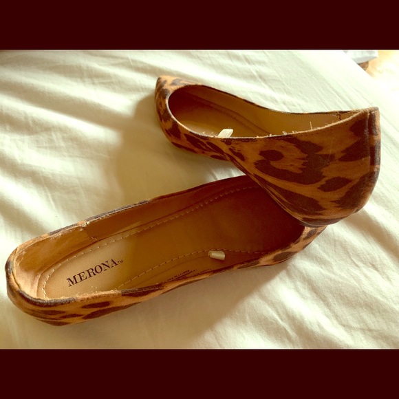 Merona Shoes - Merona slip on Stylish Animal Print Flats